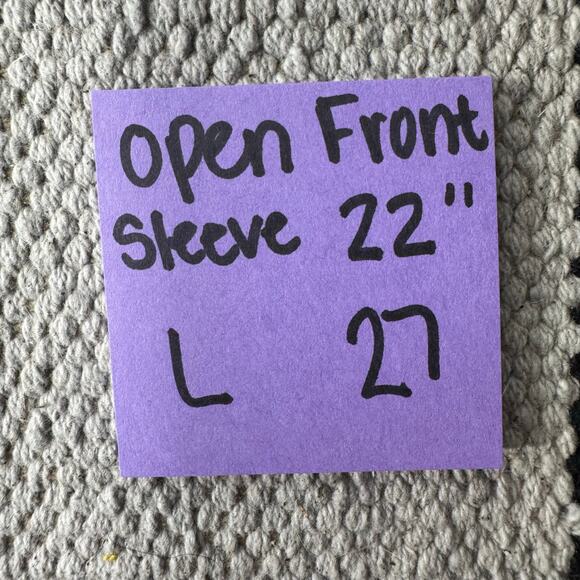 Chico's Jacket Women Size XL Blue Light Weight Coat Spring Zip Pocket Royal - Picture 4 of 5